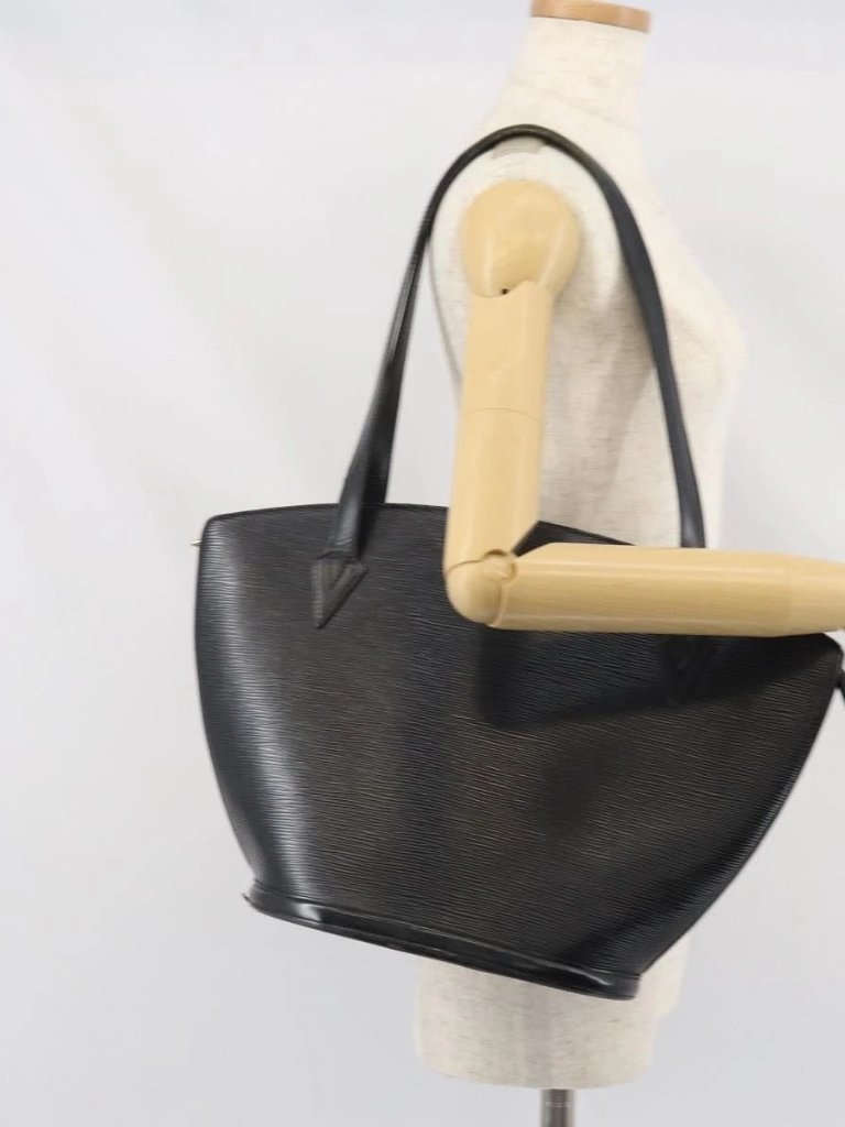 Louis Vuitton Epi Saint Jacques Shopping Shoulder Bag Black